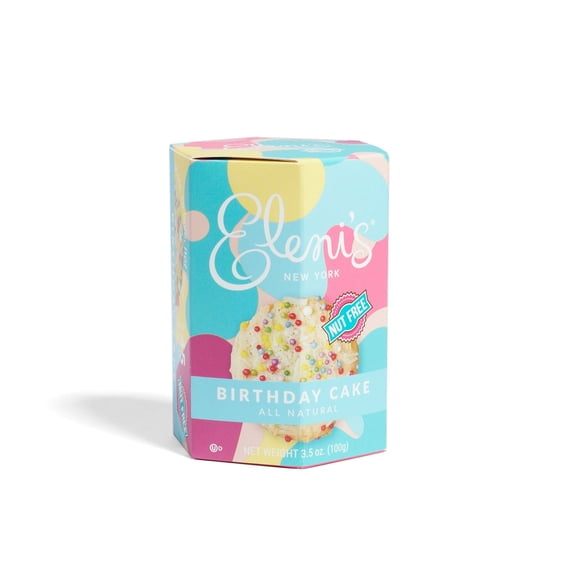 Elenis Cookies Birthday Cake Cookies Box 3.5 oz (Pack Of 6)