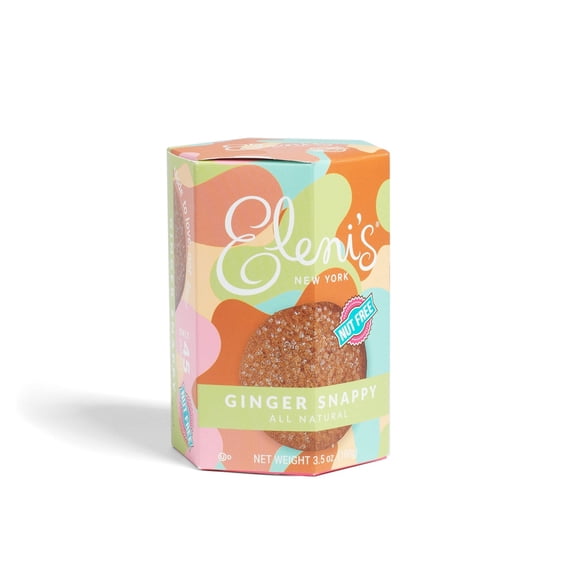 Elenis Cookies Ginger Snappy Cookies Box 3.5 oz (Pack Of 6)