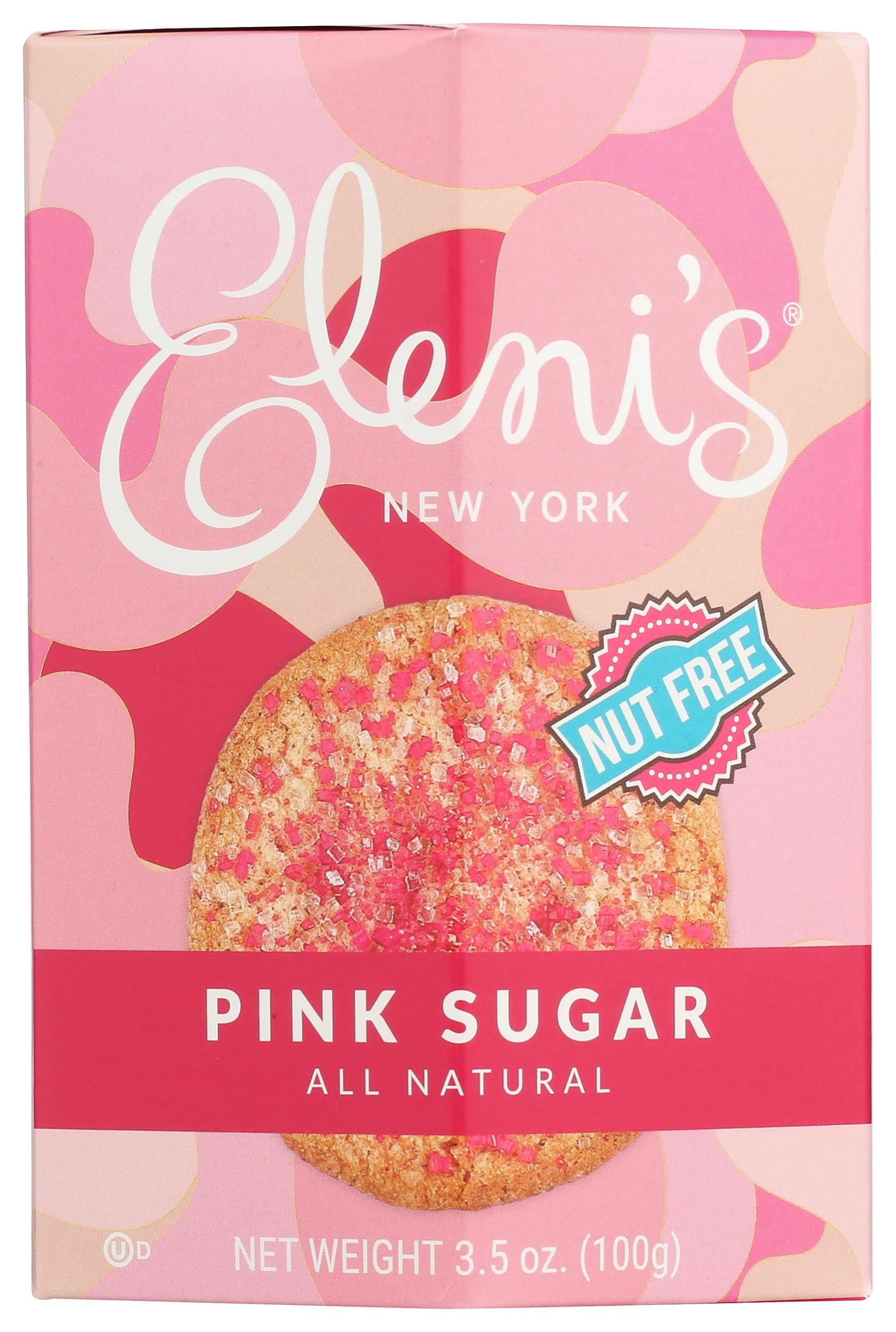 Elenis Cookies Pink Sugar 3.5 oz (Pack of 6)