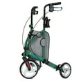 Elenker 3 Wheel Walker for Seniors, Foldable Rollator Walker with 10