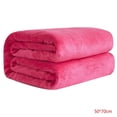 thumbnail image 1 of Elenxs Solid Color Flannel Blanket Bed Car Office Sofa Autumn Winter Warm Carpet Air-condition Room Rugs, 1 of 5