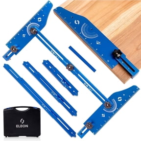 Eleon Stair Tread Template Tool - Aluminum Alloy Stair Tread Jig for Accurately Measuring Angle, Length, & Depth