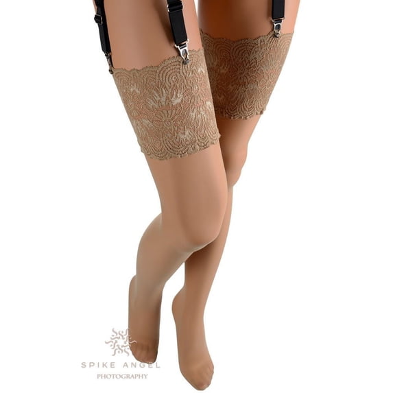 Eleonora 30 Den Lace Top Stockings
