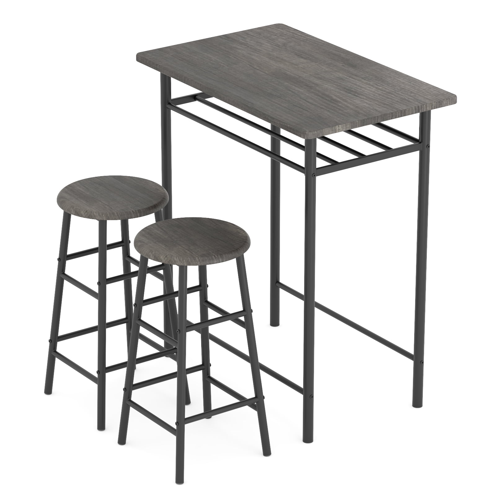 Rectangular pub table with storage hot sale
