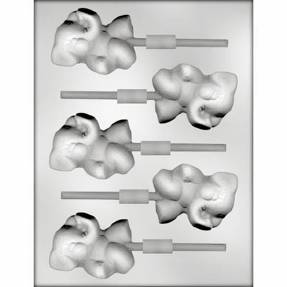 Elephant 2 7/8" Sucker Chocolate Mold