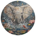 thumbnail image 1 of Elephant 4-Piece 15.4in Heat-Proof PVC Plate Mats, Easy Cut and Clean for Family Use, 1 of 7