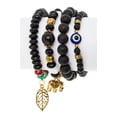 thumbnail image 1 of Elephant And Eye Mix Charm Stretch Bracelet Set, 1 of 4