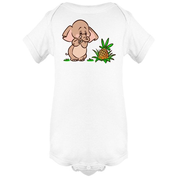 Elephant And Pineapple Bodysuit Infant -Image by Shutterstock,  18 Months
