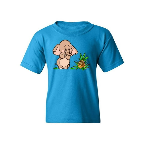 Elephant And Pineapple T-Shirt Juniors -Image by Shutterstock, x-Large