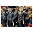 thumbnail image 1 of Elephant Area Rugs: Polyester Non-Slip Kitchen Mat Office Rug - Machine Washable, 1 of 6