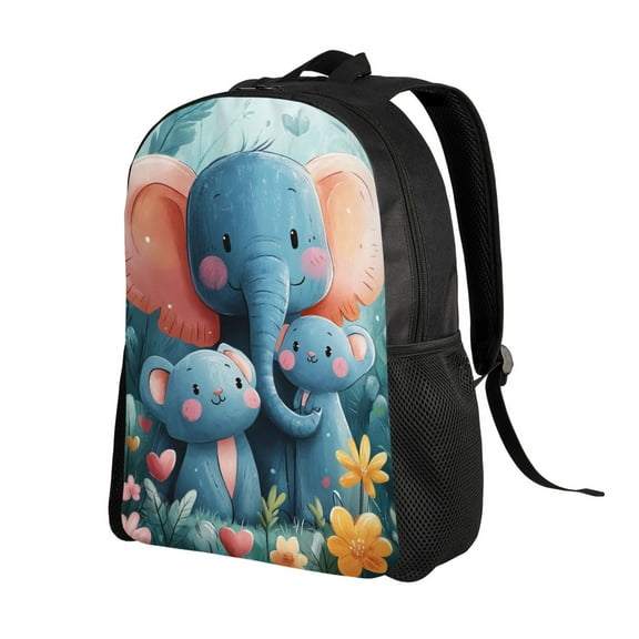 Elephant Backpack Double Shoulder Backpack Durable, Spacious, Ergonomic Design for Travel, Work & Outdoor Use