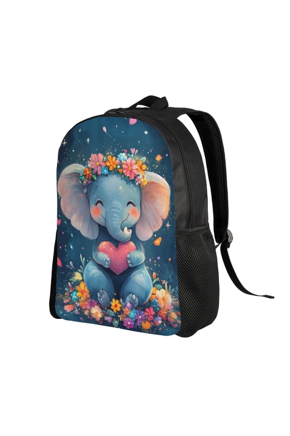 Elephant Backpack Double Shoulder Backpack Durable, Spacious, Ergonomic Design for Travel, Work & Outdoor Use