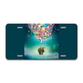 thumbnail image 1 of Elephant Balloons Aluminum License Plate| License Plate 12" X 6" Fits Any Car, Truck, SUV, RV, or Trailer | Made in The USA, 1 of 3