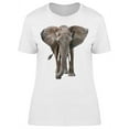 thumbnail image 1 of Elephant Big Ears Front View T-Shirt Women -Image by Shutterstock, Female Small, 1 of 2