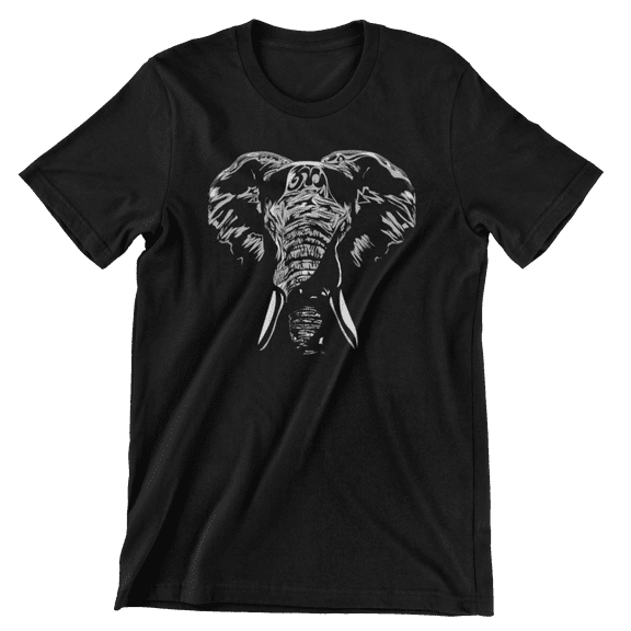 Elephant -- (Black; S) Streetwear; Unisex T-Shirt | Hypnotik Bay Area