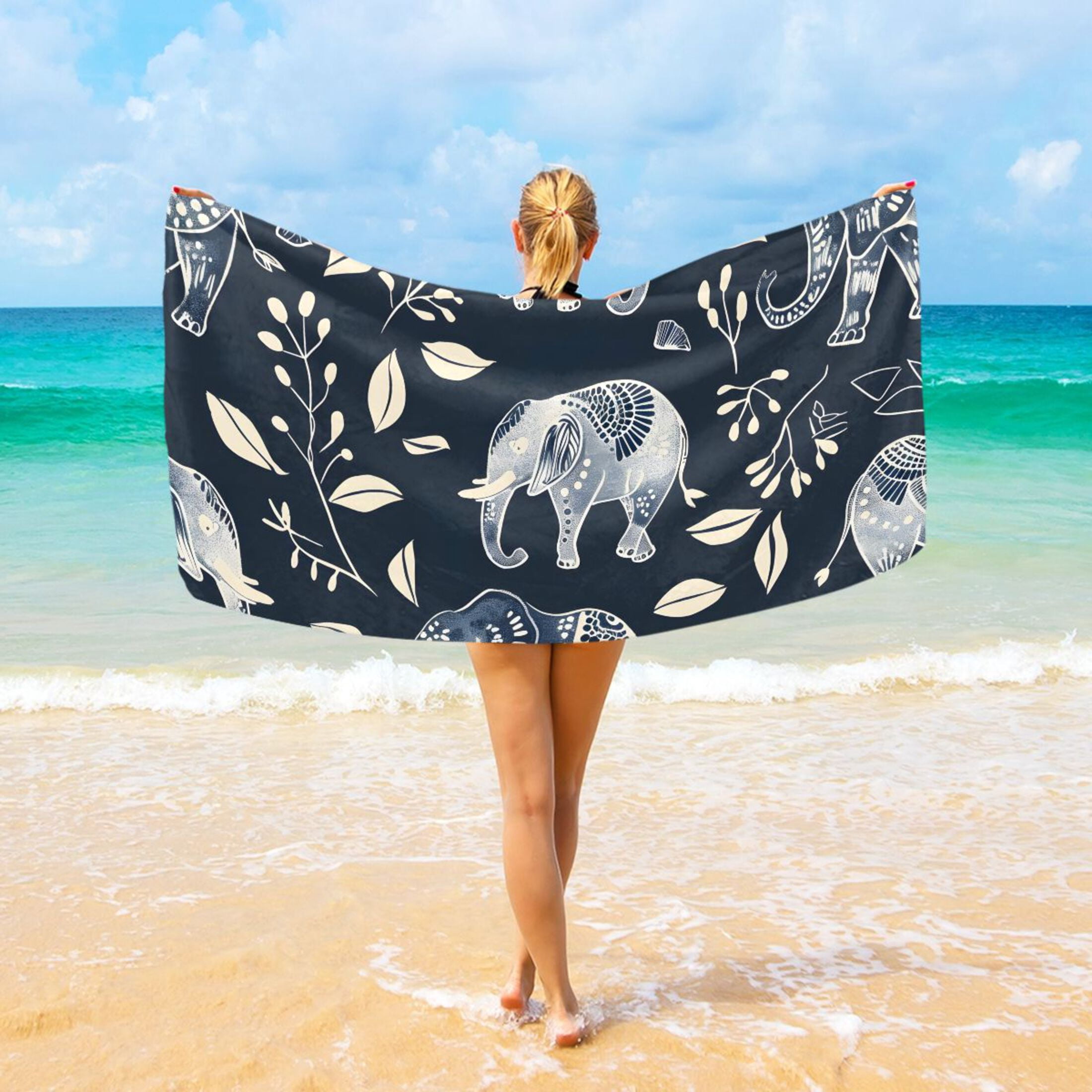 Barramundi Hunt Beach Towel