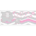 thumbnail image 1 of Elephant Border Wall Decals/Chevron Border with Moon and Stars Nursery Decor, 1 of 2
