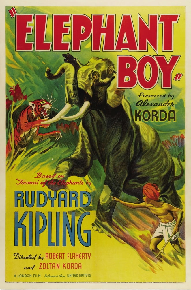 Elephant Boy Canvas Art - (24 x 36)