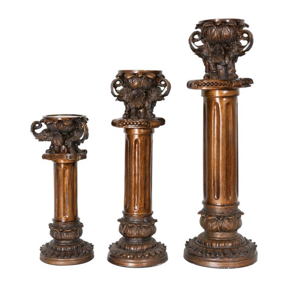 Elephant Candleholder Set of 3