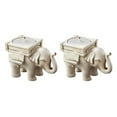 thumbnail image 1 of Elephant Candlestick , Retro Wishing Candle Holder Tea Light Candle Holder/ Elephant Candlestick 2PC, 1 of 2