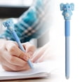 thumbnail image 1 of Elephant Cartoon Head Erasable Ballpoint Pen Blue Core by Dusknt Gel Pens Erasable Pens with Cute Animal Motifs 0.5mm Blue Gel Pens Stationery Wrapping Scrapbooking Planners 5ml, 1 of 9
