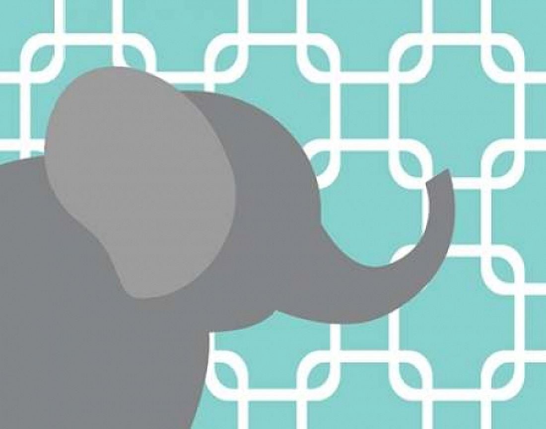 Elephant Chain Canvas Art - Tamara Robinson (22 x 28)