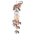 thumbnail image 1 of Elephant Chimes for Elephant Windchimes Decoration Garden Decor,4 Aluminum Tube Windchime With S Hook Memorial Wind,1 * Wind chime,Retro Gold, 1 of 6