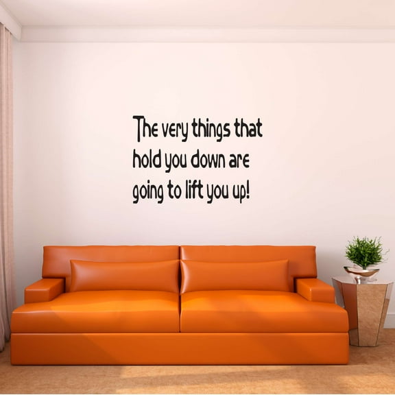 Elephant Circus Ring The Things That Hold You Down Lift You Up Zoo Africa Zebra Lion Safari Jungle Species Hippo Alligator Giraffe Tiger Wilderness Ideas Wall Decal Sticker - Size: 40 In X 28 In