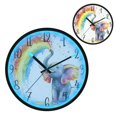thumbnail image 1 of Elephant Color Spraying Luminous Wall Clock with Sound-Activated LED 12-Inch Silent Acrylic Timepiece for Bedroom Livingroom or Office, 1 of 8