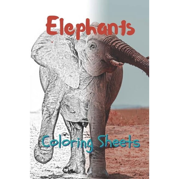Elephant Coloring Sheets: 30 Elephant Drawings, Coloring Sheets Adults Relaxation, Coloring Book for Kids, for Girls, Volume 1 (Paperback)