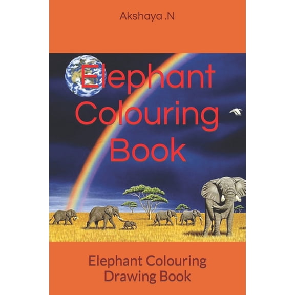 Elephant Colouring Book: Elephant Colouring Drawing Book (Paperback)