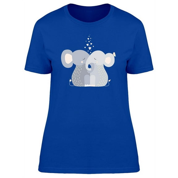 Elephant Couple T-Shirt Women -Image by Shutterstock, Female Medium