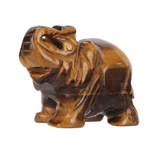 Elephant Crystal Statue Stress Reduction Anxiety Relief Lucky Relaxing