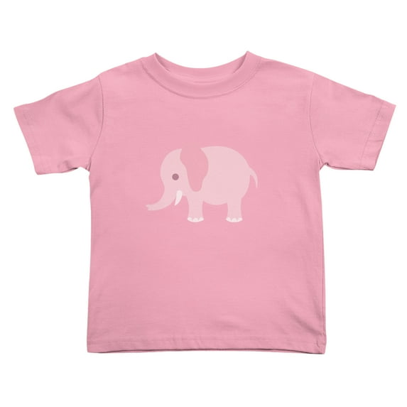 Elephant Cute Toddler T-Shirts for Boys Girls (Pink, Youth XL)