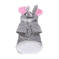 thumbnail image 1 of Elephant Dog Soft Hooded Sweatshirt for Halloween Comfortable Pet Outfit L, 1 of 7
