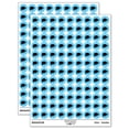 thumbnail image 1 of Elephant Doodle Solid 200+ Round Stickers - Light Blue - Gloss Finish - 0.50" Size, 1 of 3