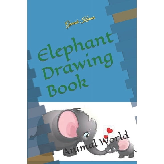 Elephant Drawing Book: Animal World (Paperback)