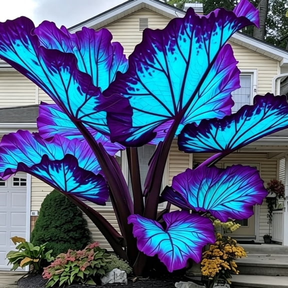 Elephant Ear, Low Maintenance,Easy Grow - Ideal for Beds Borders, Plant Pots & Planters