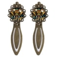 thumbnail image 1 of Elephant Elegant Vintage Copper-Colored Lace Bookmarks - Stainless Steel Reading Accessories for Book Lovers, 1 of 5