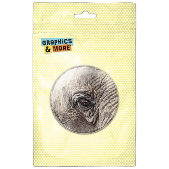 Elephant Eye Close Up Refrigerator Button Magnet
