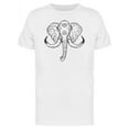 thumbnail image 1 of Elephant Face T-Shirt Men -Image by Shutterstock, Male 4X-Large, 1 of 2
