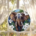 thumbnail image 1 of Elephant Flat 2D Acrylic Suncatcher, Elephant Ornaments, Elephant Decor, Elephant Gifts For Women Men, Elephant For Window Hanging, 1 of 6