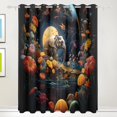 thumbnail image 1 of Elephant Flowers and Moon Butterflies Black Out Curtains 72 Inch Length Curtains for Sliding Glass Doors Bedroom Living Room 2 Pack, 1 of 6