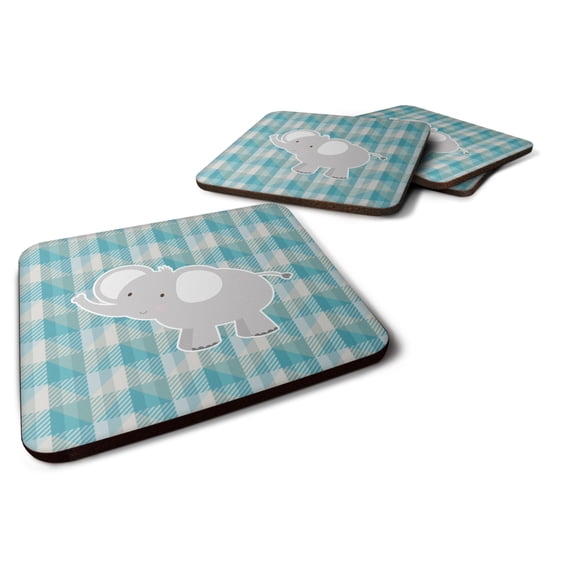 Elephant Foam Coaster Set of 4