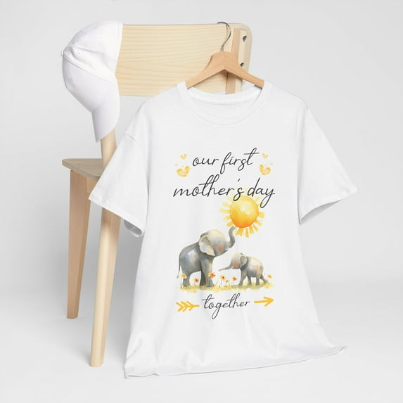 Elephant Funny Our First Mother's Day Shirt, Mother's Day ID-0402-KSPS