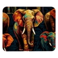 thumbnail image 1 of Elephant Gaming Mouse Pad, Desk Mat, Square 8.3x9.8 Inch Non-Slip Rubber Bottom Printed for Office and Gaming, 1 of 6