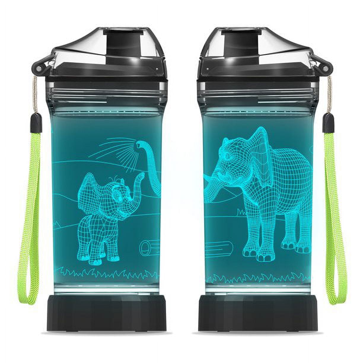 Multi Function Elephant Thermos Bottle Vacuum Cup Flasks Mug Kids Water  Bottle