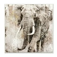thumbnail image 1 of Elephant Gold Neutral Animal Textured 12 in x 12 in Framed Photography Art Prints, by Stupell Home Décor, 1 of 5
