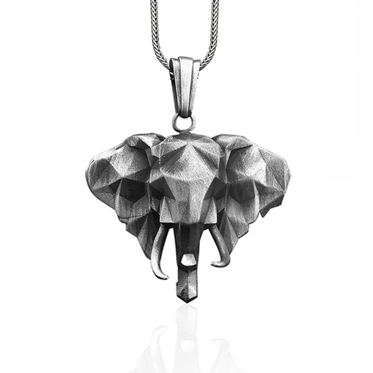 Elephant Head Charm Sterling Silver Elephant Head Charm Sterling Silver