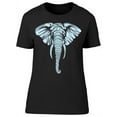 thumbnail image 1 of Elephant Head Line Art T-Shirt Women -Image by Shutterstock, Female x-Large, 1 of 2